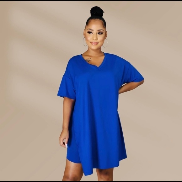 𝅺ROYAL Blue Short Set - Picture 2 of 2